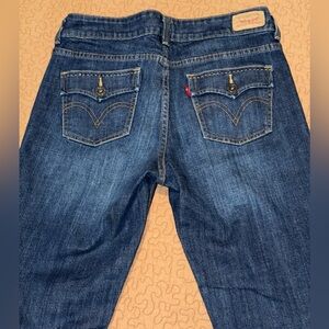 Women’s Levi’s 526 Slender Boot Cut Blue Jeans Vintage 90s 99% Cotton Size 8